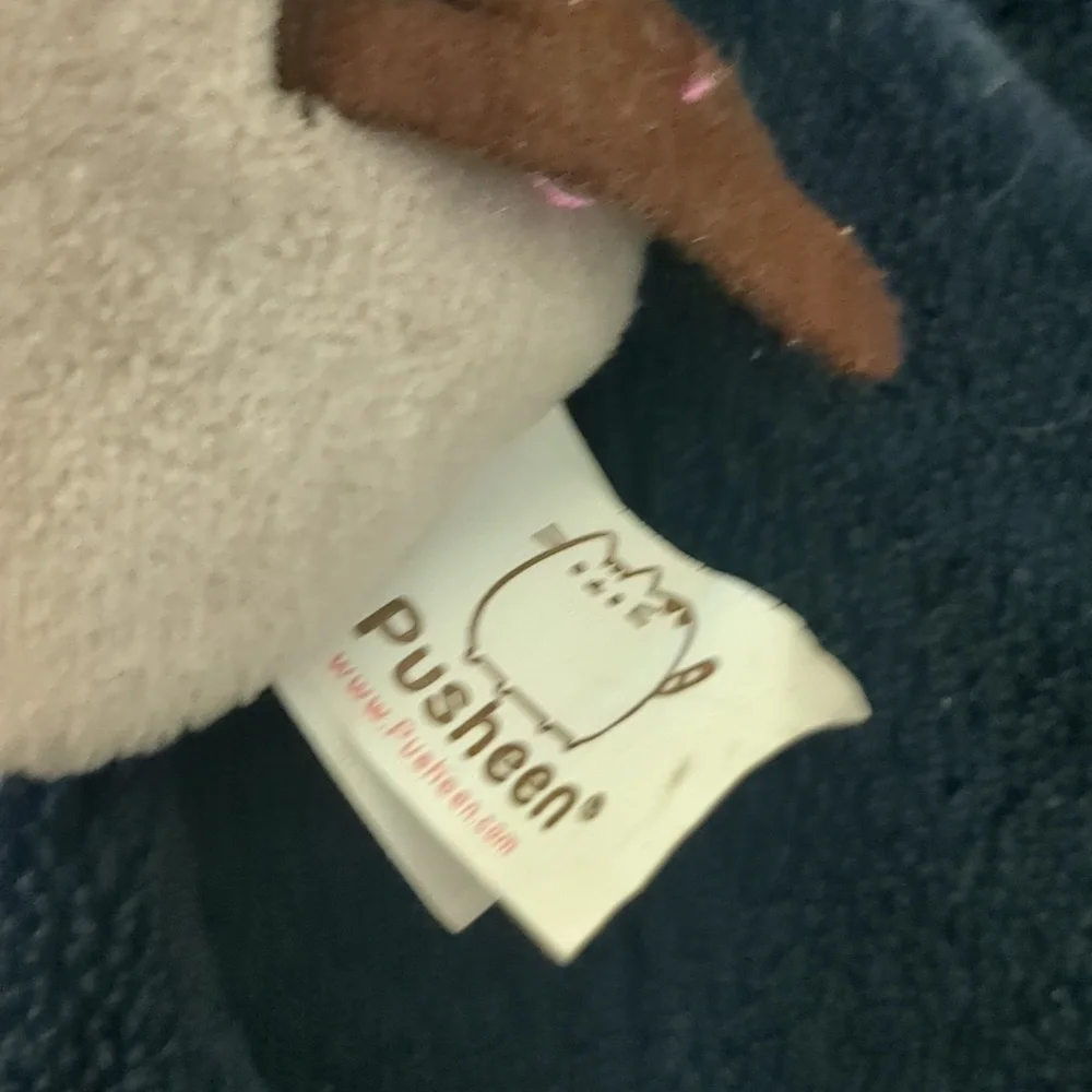 Pusheen Kids Sleep Mask Plush Narwhal Light Pink Tan